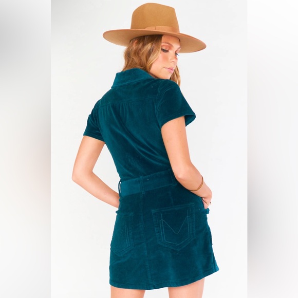 Show Me Your Mumu | Corduroy Mini Zip Up Dress | Medium | Fit and Flare - Picture 7 of 11